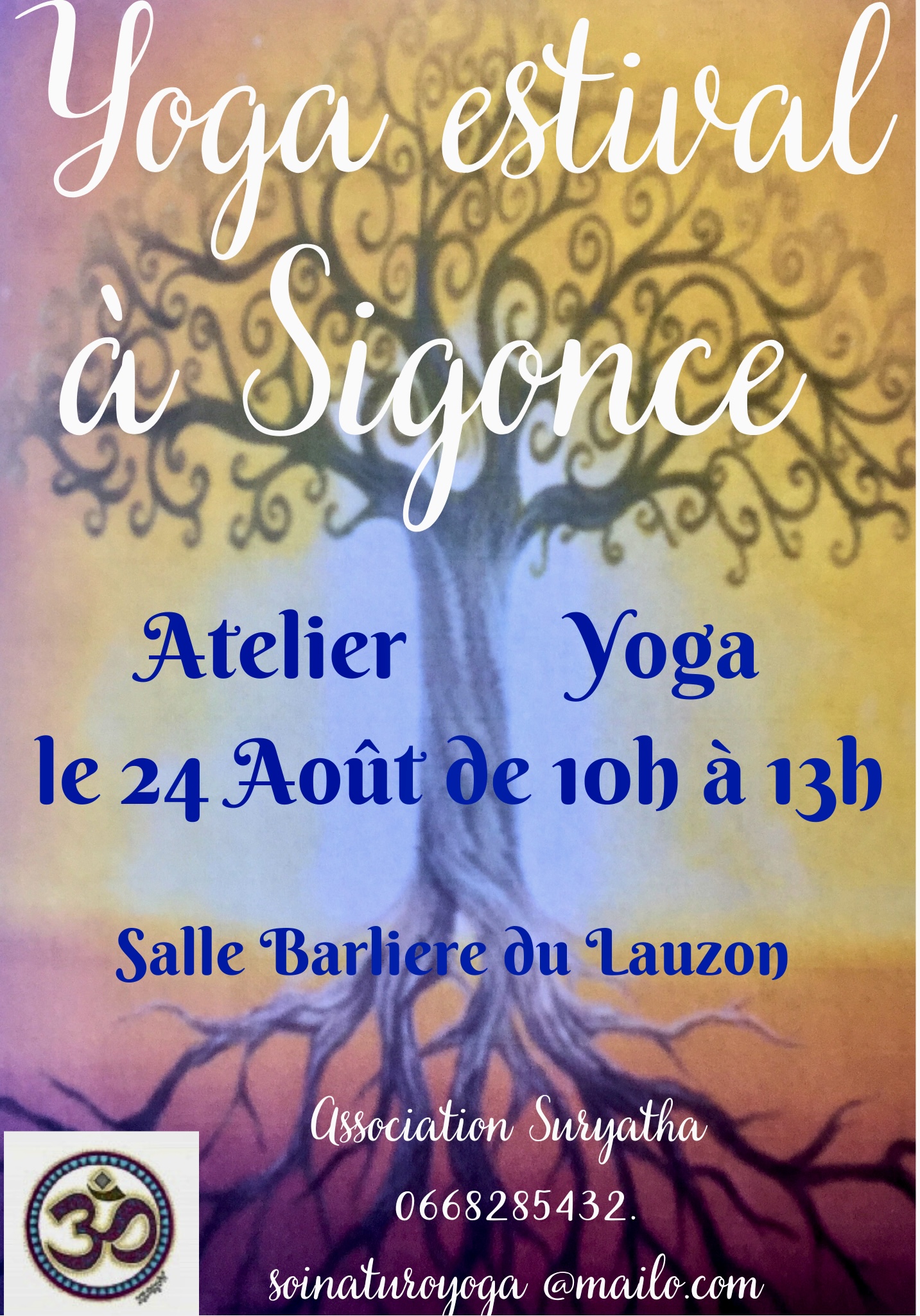 Atelier Yoga 24 Août