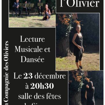 Lecture musicale et dansée – Salle Barlière du Lauzon