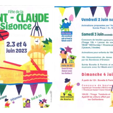 Fête de la St Claude