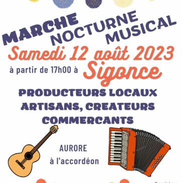 Marché  nocturne musical