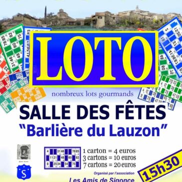 Loto des  Amis de Sigonce