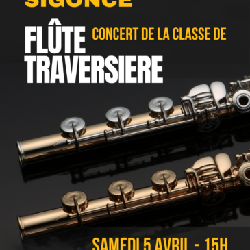 Concert de la classe de flûte